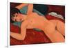 Reclining nude, 1917-18-Amedeo Modigliani-Framed Giclee Print