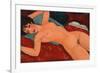 Reclining nude, 1917-18-Amedeo Modigliani-Framed Giclee Print