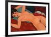 Reclining nude, 1917-18-Amedeo Modigliani-Framed Giclee Print