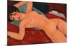 Reclining nude, 1917-18-Amedeo Modigliani-Mounted Giclee Print