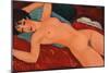 Reclining nude, 1917-18-Amedeo Modigliani-Mounted Giclee Print