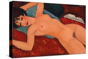 Reclining nude, 1917-18-Amedeo Modigliani-Stretched Canvas