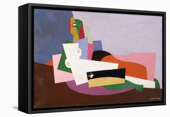 Reclining Nude, 1923-Georges Valmier-Framed Stretched Canvas