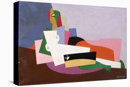 Reclining Nude, 1923-Georges Valmier-Stretched Canvas