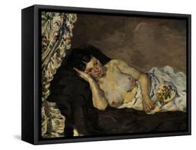 Reclining Nude, c.1877-Armand Guillaumin-Framed Stretched Canvas