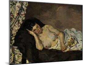 Reclining Nude, c.1877-Armand Guillaumin-Mounted Giclee Print