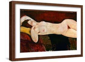 Reclining Nude, Ca. 1919-Amedeo Modigliani-Framed Giclee Print