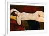 Reclining Nude, Ca. 1919-Amedeo Modigliani-Framed Giclee Print