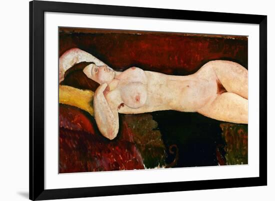 Reclining Nude, Ca. 1919-Amedeo Modigliani-Framed Giclee Print