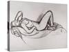 Reclining Nude, circa 1906-Maxime Dethomas-Stretched Canvas