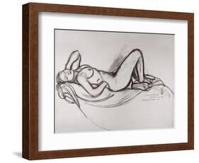 Reclining Nude, circa 1906-Maxime Dethomas-Framed Giclee Print