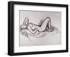 Reclining Nude, circa 1906-Maxime Dethomas-Framed Giclee Print