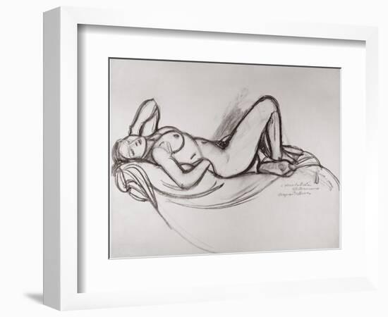 Reclining Nude, circa 1906-Maxime Dethomas-Framed Giclee Print