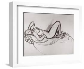 Reclining Nude, circa 1906-Maxime Dethomas-Framed Giclee Print