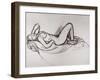 Reclining Nude, circa 1906-Maxime Dethomas-Framed Giclee Print