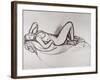 Reclining Nude, circa 1906-Maxime Dethomas-Framed Giclee Print