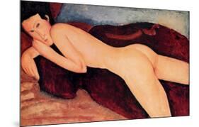 Reclining Nude from the Back, 1917-Amedeo Modigliani-Mounted Art Print