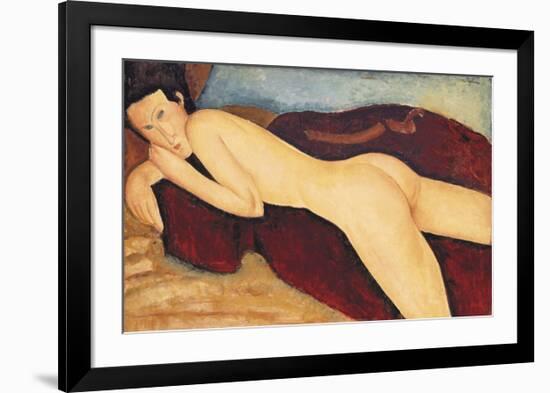 Reclining Nude from the Back, 1917-Amedeo Modigliani-Framed Art Print