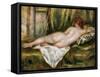 Reclining Nude from the Back, Rest after the Bath-Pierre-Auguste Renoir-Framed Stretched Canvas