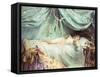 Reclining Nude in an Elegant Interior-Madeleine Lemaire-Framed Stretched Canvas