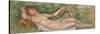 Reclining Nude; La Source, 1902-Pierre-Auguste Renoir-Stretched Canvas