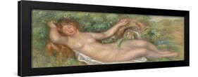 Reclining Nude (La source). Ca. 1902-Pierre-Auguste Renoir-Framed Giclee Print