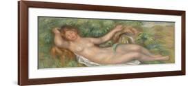 Reclining Nude (La source). Ca. 1902-Pierre-Auguste Renoir-Framed Giclee Print