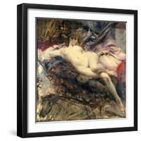 Reclining Nude, Late 19Th/Early 20th Century-Giovanni Boldini-Framed Giclee Print