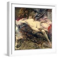 Reclining Nude, Late 19Th/Early 20th Century-Giovanni Boldini-Framed Giclee Print