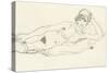 Reclining Nude; Liegender Akt, 1914-Egon Schiele-Stretched Canvas