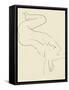 Reclining Nude Line Art-Little Dean-Framed Stretched Canvas