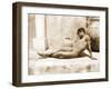 Reclining Nude Male, C. 1898-Wilhelm Von Gloeden-Framed Photographic Print