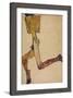 Reclining Nude Man, 1910-Egon Schiele-Framed Giclee Print