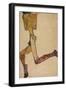 Reclining Nude Man, 1910-Egon Schiele-Framed Giclee Print