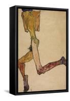 Reclining Nude Man, 1910-Egon Schiele-Framed Stretched Canvas