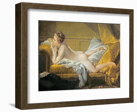 Reclining Nude (Miss O'Murphy)-Francois Boucher-Framed Premium Giclee Print