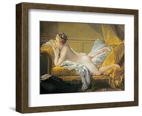 Reclining Nude (Miss O'Murphy)-Francois Boucher-Framed Premium Giclee Print