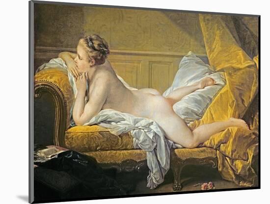 Reclining Nude (Miss O'Murphy)-Francois Boucher-Mounted Premium Giclee Print