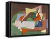 Reclining Nude; Nu Allonge-Georges Valmier-Framed Stretched Canvas