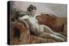 Reclining Nude; Nu Couche-Edouard Vuillard-Stretched Canvas