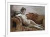 Reclining Nude; Nu Couche-Edouard Vuillard-Framed Giclee Print