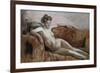 Reclining Nude; Nu Couche-Edouard Vuillard-Framed Giclee Print