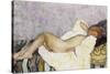 Reclining Nude; Nu Couche-Henri Lebasque-Stretched Canvas