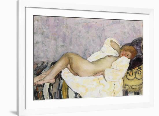 Reclining Nude; Nu Couche-Henri Lebasque-Framed Giclee Print