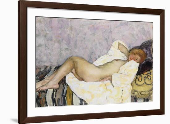 Reclining Nude; Nu Couche-Henri Lebasque-Framed Giclee Print