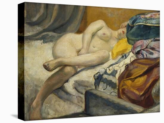 Reclining Nude; Nu Couche-Henri Lebasque-Stretched Canvas