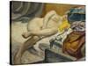 Reclining Nude; Nu Couche-Henri Lebasque-Stretched Canvas