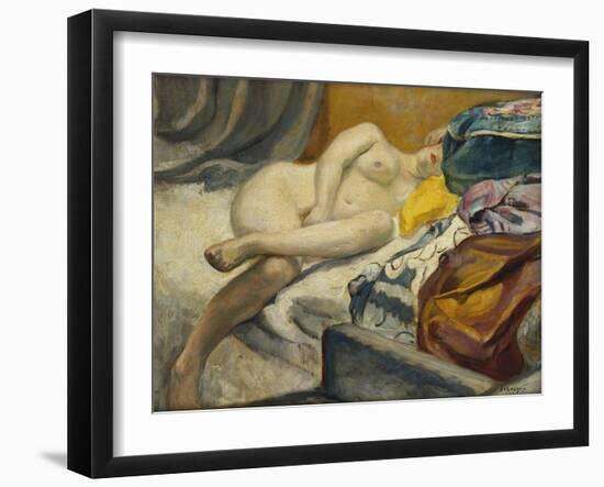 Reclining Nude; Nu Couche-Henri Lebasque-Framed Giclee Print