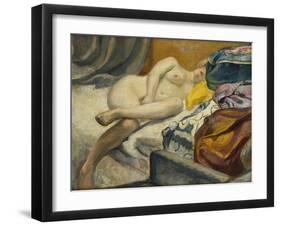 Reclining Nude; Nu Couche-Henri Lebasque-Framed Giclee Print