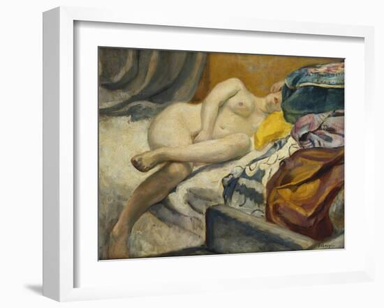 Reclining Nude; Nu Couche-Henri Lebasque-Framed Giclee Print